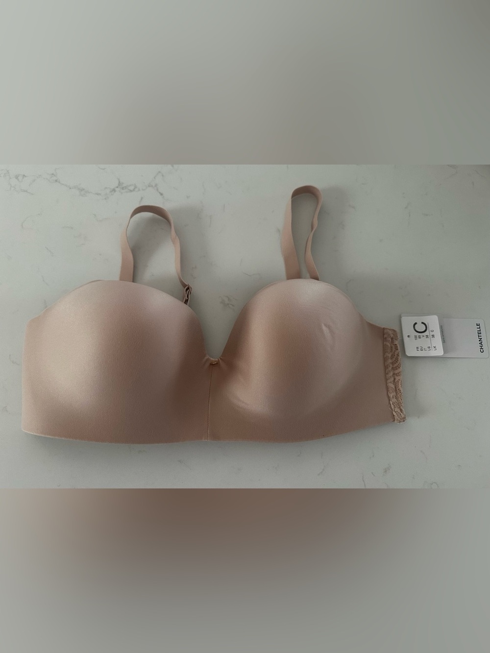 Chantelle Smooth Nude Wireless Bra Size 38C